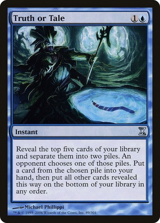 Truth or Tale in the group Magic the Gathering / Types / Colors / Blue at Proxyprinters.com (33356)