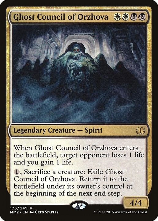 Ghost Council of Orzhova in the group Magic the Gathering / Types / Colors / Multicolors / B, W at Proxyprinters.com (33388)