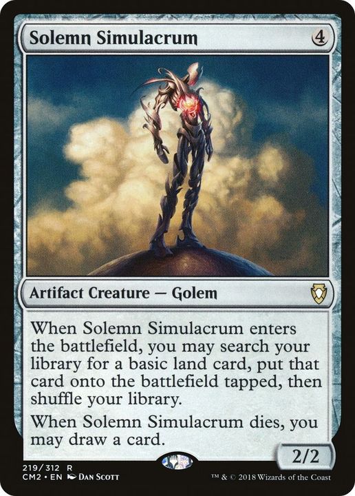 Solemn Simulacrum in the group Magic the Gathering / Types / Colors / Colorless at Proxyprinters.com (33408)