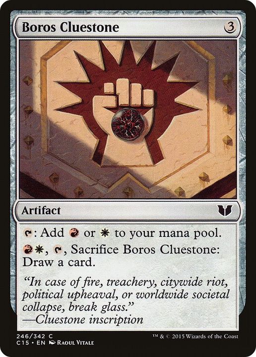 Boros Cluestone in the group Magic the Gathering / Types / Artifacts / Artifact at Proxyprinters.com (33417)