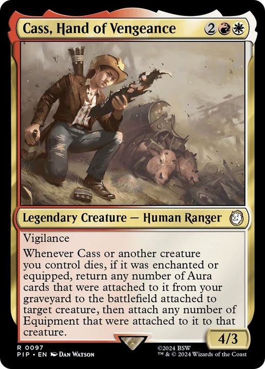 Cass, Hand of Vengeance in the group Magic the Gathering / Types / Colors / Multicolors / R, W at Proxyprinters.com (33425)