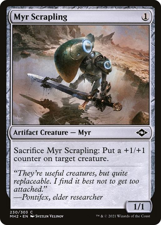 Myr Scrapling in the group Magic the Gathering / Sets / Modern Horizons 2 Minigames at Proxyprinters.com (33472)