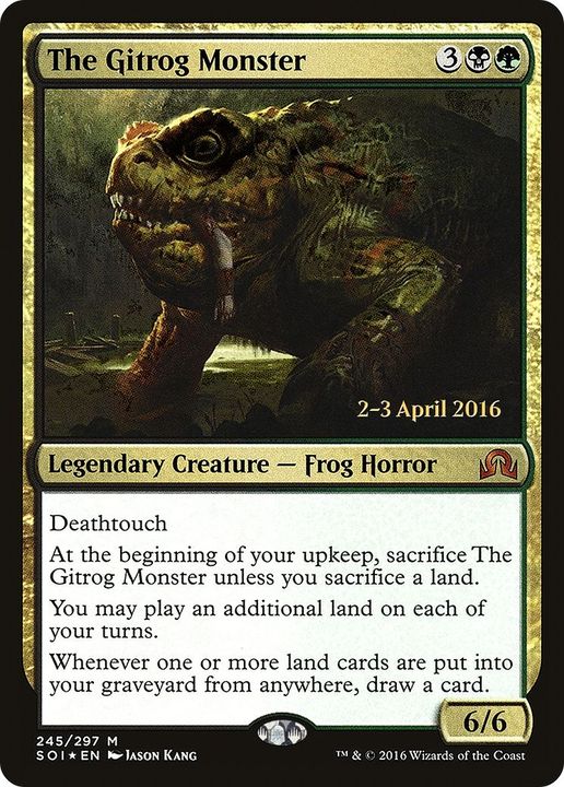 The Gitrog Monster in the group Magic the Gathering / Types / Colors / Multicolors / B, G at Proxyprinters.com (33479)