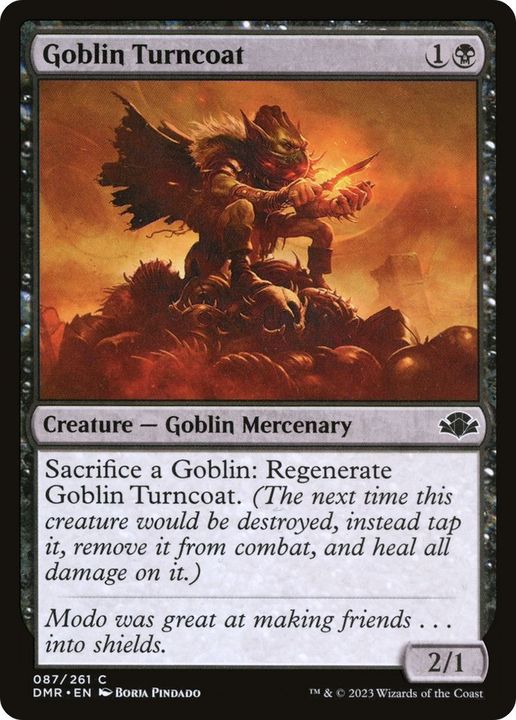 Goblin Turncoat in the group Magic the Gathering / Types / Creatures / Goblin at Proxyprinters.com (33487)