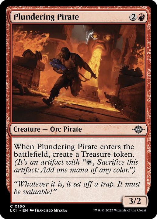 Plundering Pirate in the group Magic the Gathering / Sets / The Lost Caverns of Ixalan at Proxyprinters.com (33520)