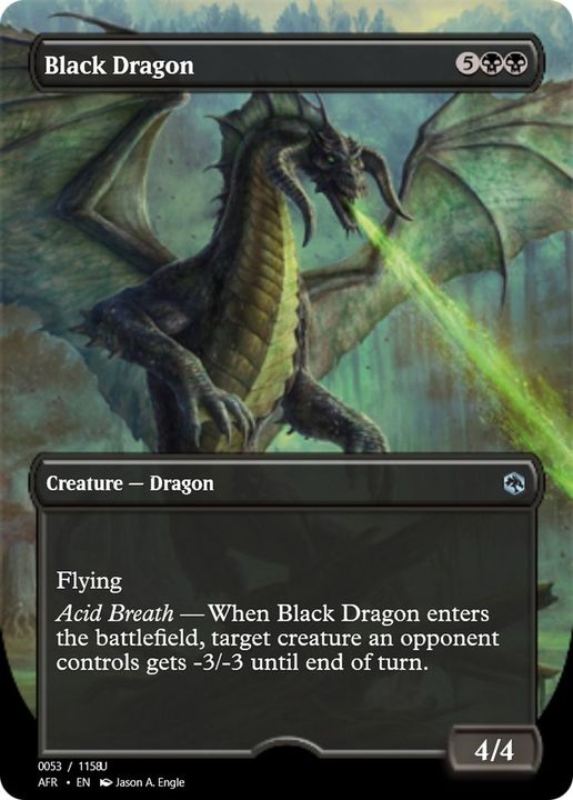 Black Dragon in the group Magic the Gathering / Sets / Magic Origins Clash Pack at Proxyprinters.com (33526)