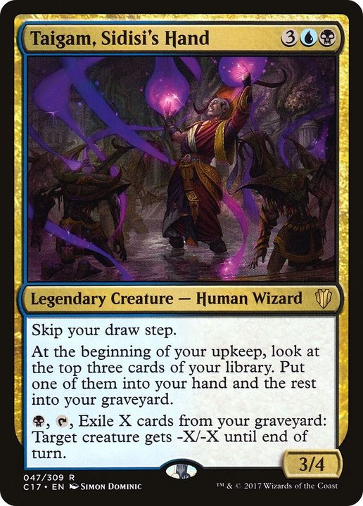 Taigam, Sidisi's Hand in the group Magic the Gathering / Sets / Commander 2017 at Proxyprinters.com (33528)