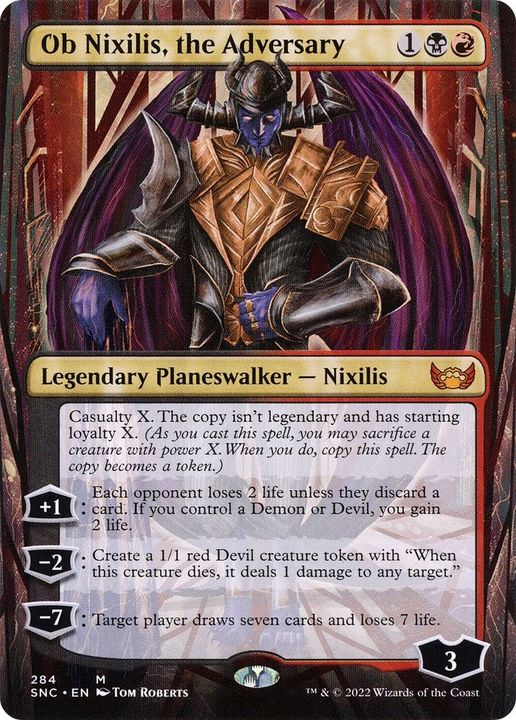 Ob Nixilis, the Adversary in the group Magic the Gathering / Types / Colors / Multicolors / B, R at Proxyprinters.com (33531)