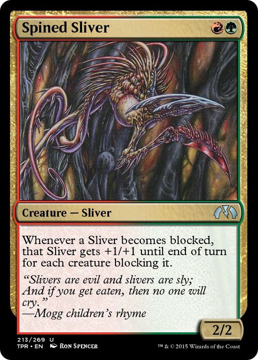 Spined Sliver in the group Magic the Gathering / Sets / Tempest Remastered at Proxyprinters.com (33532)