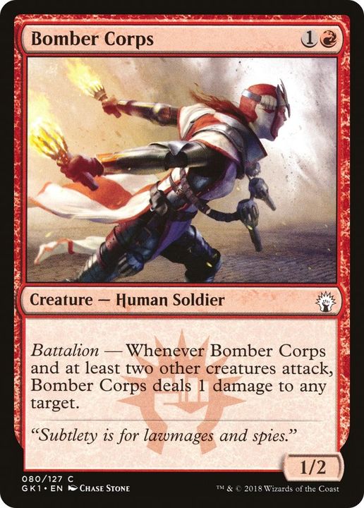 Bomber Corps in the group Magic the Gathering / Types / Creatures / Human at Proxyprinters.com (33536)