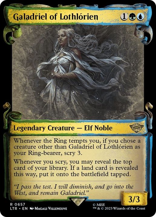 Galadriel of Lothlórien in the group Magic the Gathering / Types / Colors / Multicolors / G, U at Proxyprinters.com (33538)