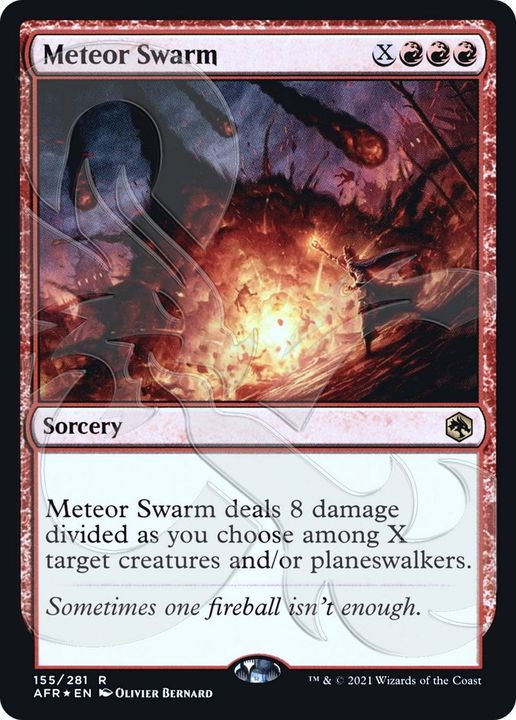 Meteor Swarm in the group Magic the Gathering / Sets / Adventures in the Forgotten Realms Promos at Proxyprinters.com (33540)