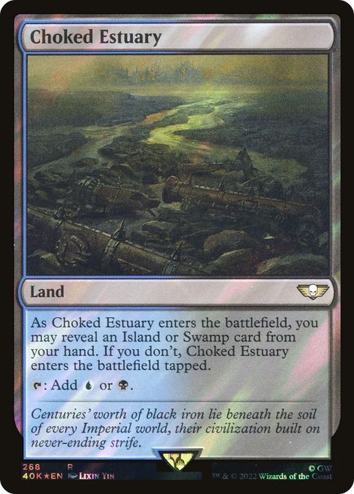 Choked Estuary in the group Magic the Gathering / Sets / Warhammer 40,000 Tokens at Proxyprinters.com (33547)