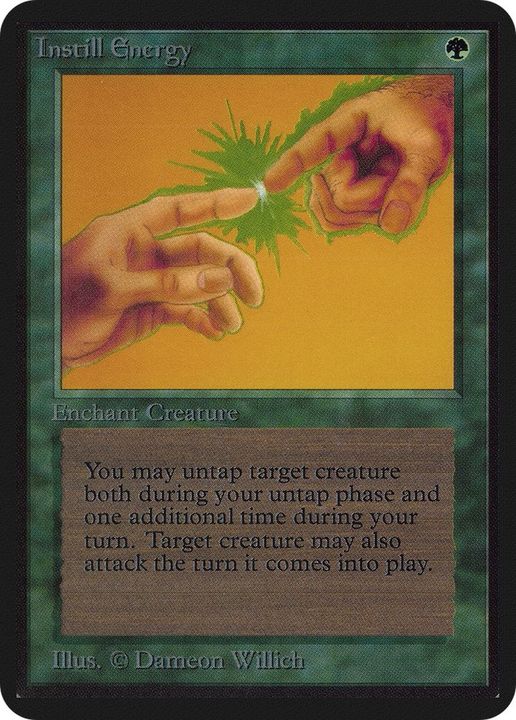 Instill Energy in the group Magic the Gathering / Types / Colors / Green at Proxyprinters.com (33567)