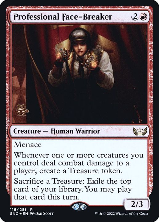 Professional Face-Breaker in the group Magic the Gathering / Types / Creatures / Warrior at Proxyprinters.com (33578)