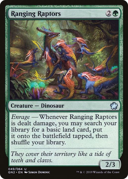 Ranging Raptors in the group Magic the Gathering / Types / Colors / Green at Proxyprinters.com (3358)