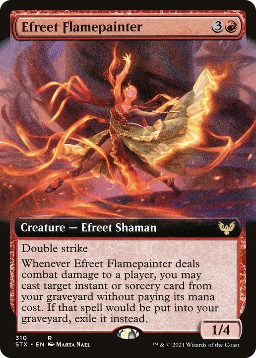 Efreet Flamepainter in the group Magic the Gathering / Types / Colors / Red at Proxyprinters.com (33582)