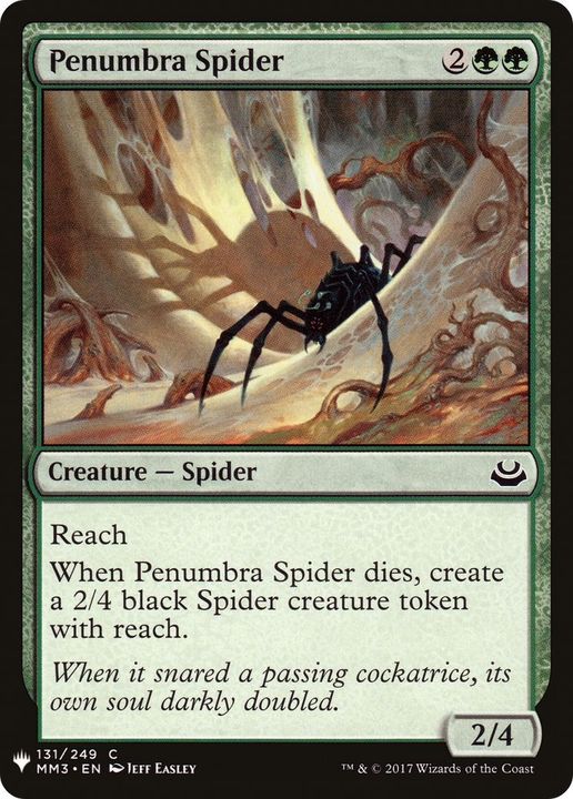 Penumbra Spider in the group Magic the Gathering / Types / Colors / Green at Proxyprinters.com (33583)