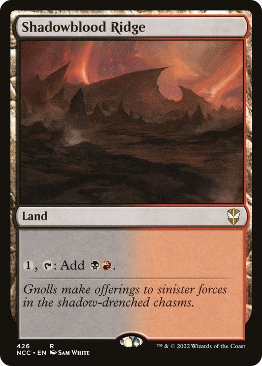 Shadowblood Ridge in the group Magic the Gathering / Types / Colors / Colorless at Proxyprinters.com (33606)