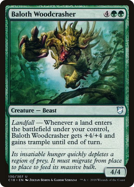 Baloth Woodcrasher in the group Magic the Gathering / Types / Colors / Green at Proxyprinters.com (33664)