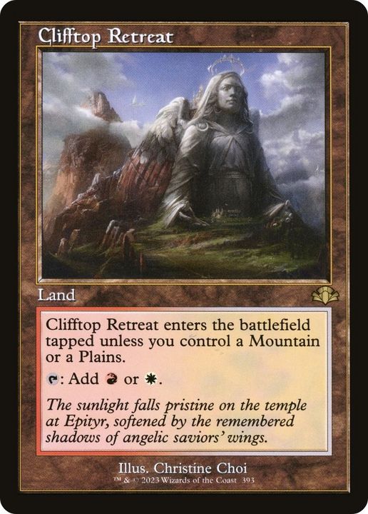 Clifftop Retreat in the group Magic the Gathering / Types / Colors / Colorless at Proxyprinters.com (33666)