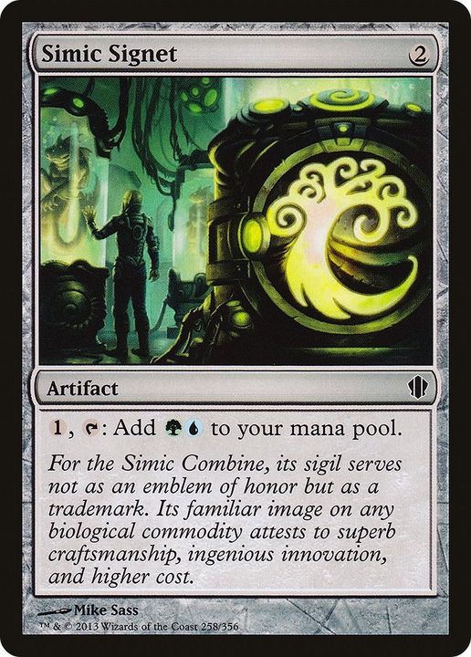 Simic Signet in the group Magic the Gathering / Sets / Commander 2013 at Proxyprinters.com (33744)