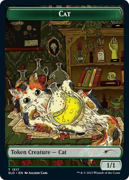 Cat in the group Magic the Gathering / Types / Colors / Green at Proxyprinters.com (33758)