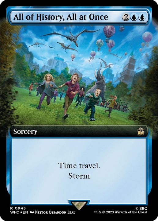 All of History, All at Once in the group Magic the Gathering / Types / Colors / Blue at Proxyprinters.com (33780)