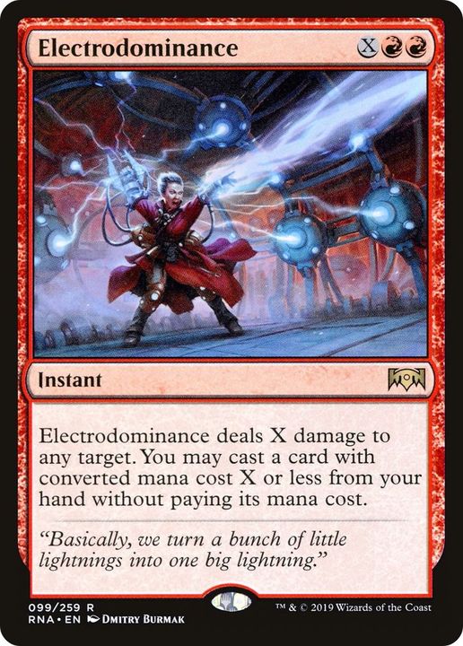 Electrodominance in the group Magic the Gathering / Sets / Ravnica Remastered at Proxyprinters.com (33785)