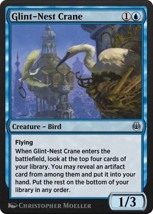 Glint-Nest Crane in the group Magic the Gathering / Sets / Kaladesh Remastered at Proxyprinters.com (33797)