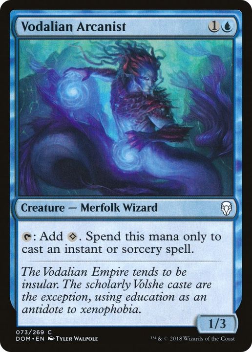 Vodalian Arcanist in the group Magic the Gathering / Sets / Dominaria at Proxyprinters.com (33817)