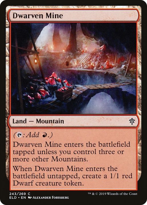 Dwarven Mine in the group Magic the Gathering / Sets / Throne of Eldraine at Proxyprinters.com (33837)