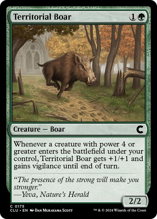 Territorial Boar in the group Magic the Gathering / Types / Colors / Green at Proxyprinters.com (33850)