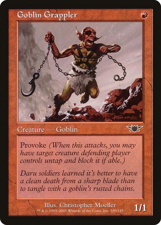 Goblin Grappler in the group Magic the Gathering / Types / Creatures / Goblin at Proxyprinters.com (33857)