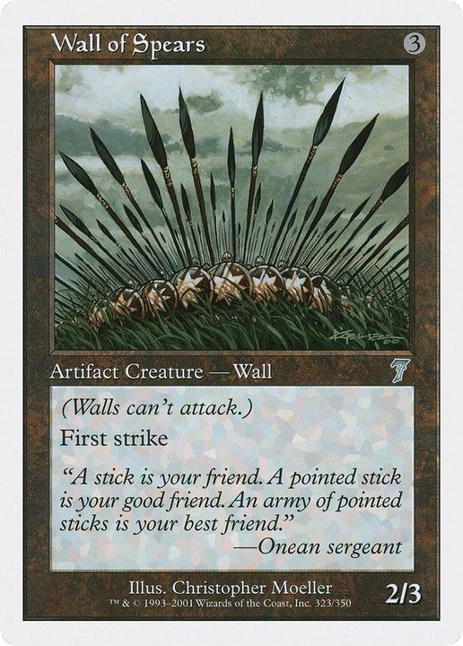 Wall of Spears in the group Singles at Proxyprinters.com (33859)