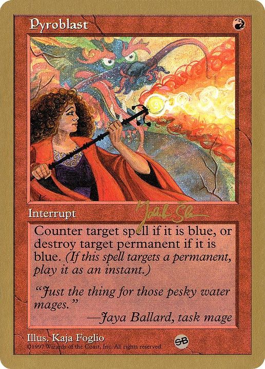 Pyroblast in the group Magic the Gathering / Sets / World Championship Decks 1997 at Proxyprinters.com (33870)