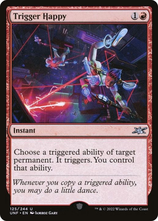 Trigger Happy in the group Magic the Gathering / Types / Colors / Red at Proxyprinters.com (33894)