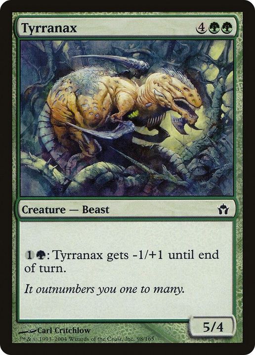 Tyrranax in the group Magic the Gathering / Types / Colors / Green at Proxyprinters.com (33898)