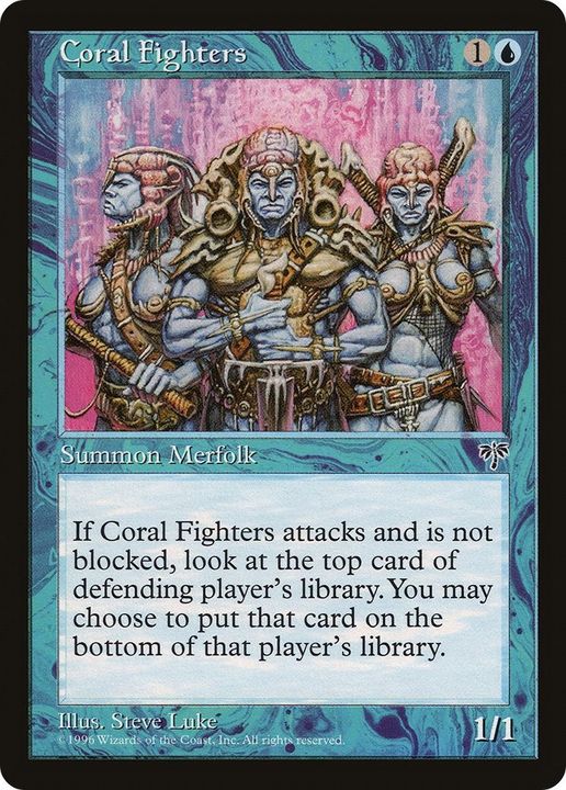 Coral Fighters in the group Magic the Gathering / Types / Colors / Blue at Proxyprinters.com (3390)