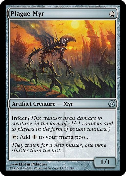 Plague Myr in the group Magic the Gathering / Types / Colors / Colorless at Proxyprinters.com (33935)