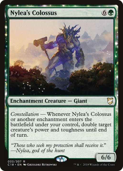 Nylea's Colossus in the group Magic the Gathering / Sets / Commander 2018 at Proxyprinters.com (33997)