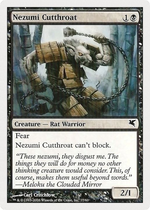 Nezumi Cutthroat in the group Magic the Gathering / Sets / Hachette UK at Proxyprinters.com (34013)