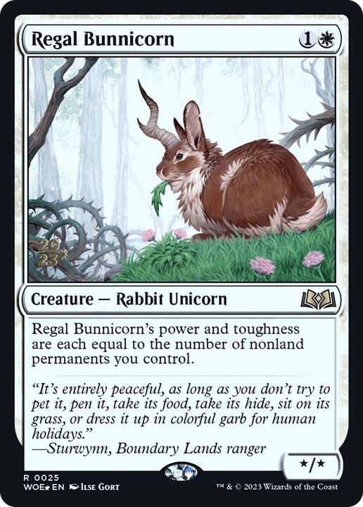 Regal Bunnicorn in the group Magic the Gathering / Types / Colors / White at Proxyprinters.com (34017)