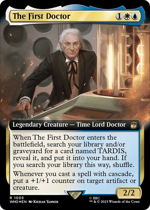 The First Doctor in the group Magic the Gathering / Types / Colors / Multicolors / U, W at Proxyprinters.com (3404)