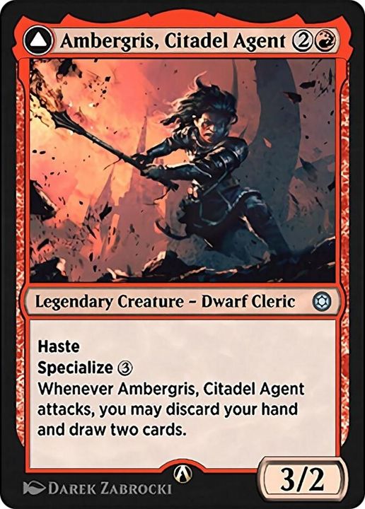 Ambergris, Citadel Agent in the group Magic the Gathering / Types / Colors / Red at Proxyprinters.com (3405)