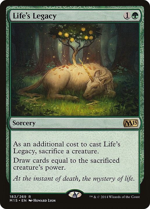 Life's Legacy in the group Magic the Gathering / Types / Colors / Green at Proxyprinters.com (34222)