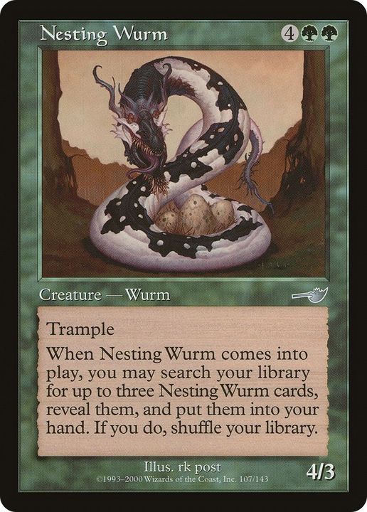 Nesting Wurm in the group Magic the Gathering / Sets / Nemesis at Proxyprinters.com (34258)