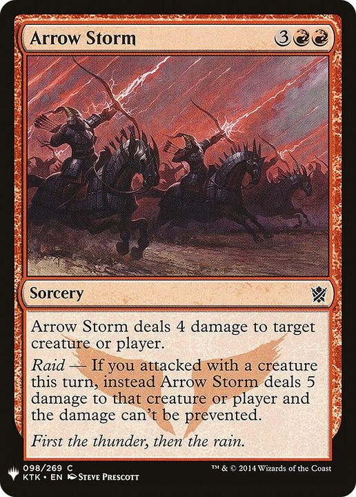 Arrow Storm in the group Magic the Gathering / Types / Colors / Red at Proxyprinters.com (34262)