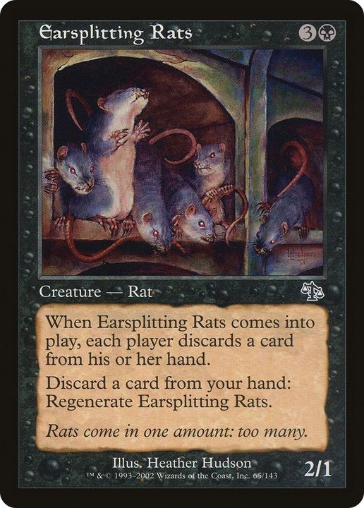 Earsplitting Rats in the group Magic the Gathering / Sets / Judgment at Proxyprinters.com (34267)