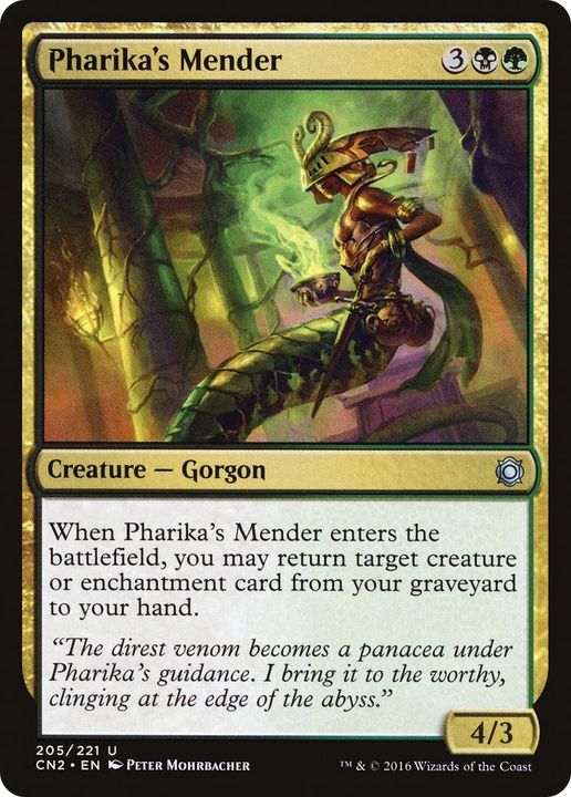 Pharika's Mender in the group Magic the Gathering / Types / Colors / Multicolors / B, G at Proxyprinters.com (34344)